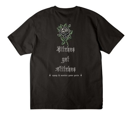 Bitches get Stitches, a Black Unisex Heavyweight Tee