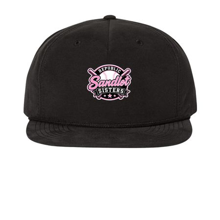 Sandlot Sisters Hats, a Black Printed Umpqua Snapback Cap