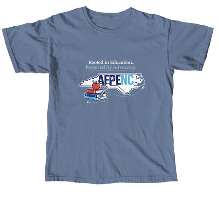 AFPENC Powered by Advocacy, a Blue Jean Comfort Colors Unisex Tee