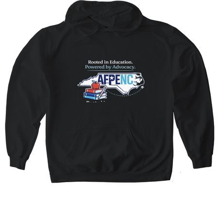 AFPENC Powered by Advocacy, a Black Gildan Softstyle Pullover Hoodie