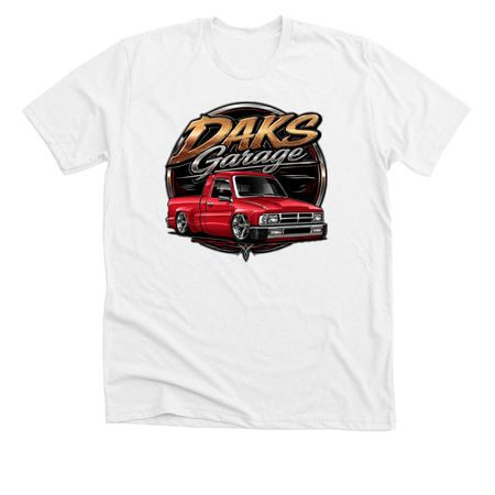 Daks low rider tee, a Solid White Blend Premium Unisex Tee