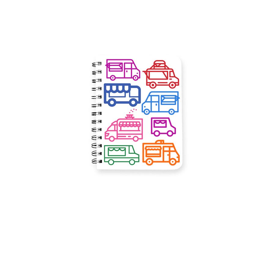 Truck Notebooks, a White Spiral Notebook