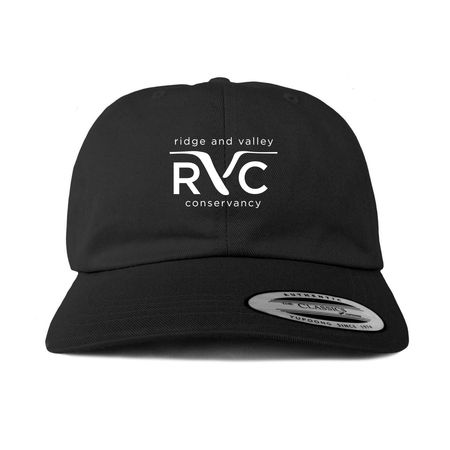 RVC Logo Hats, a Black Printed Classic Baseball Cap