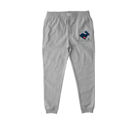 Friends of Rabbits Logo Pants, a Heather Grey Stanley/Stella Unisex Flyer Jogger