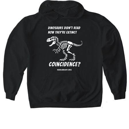 Read to Survive, a Black Gildan Softstyle Pullover Hoodie