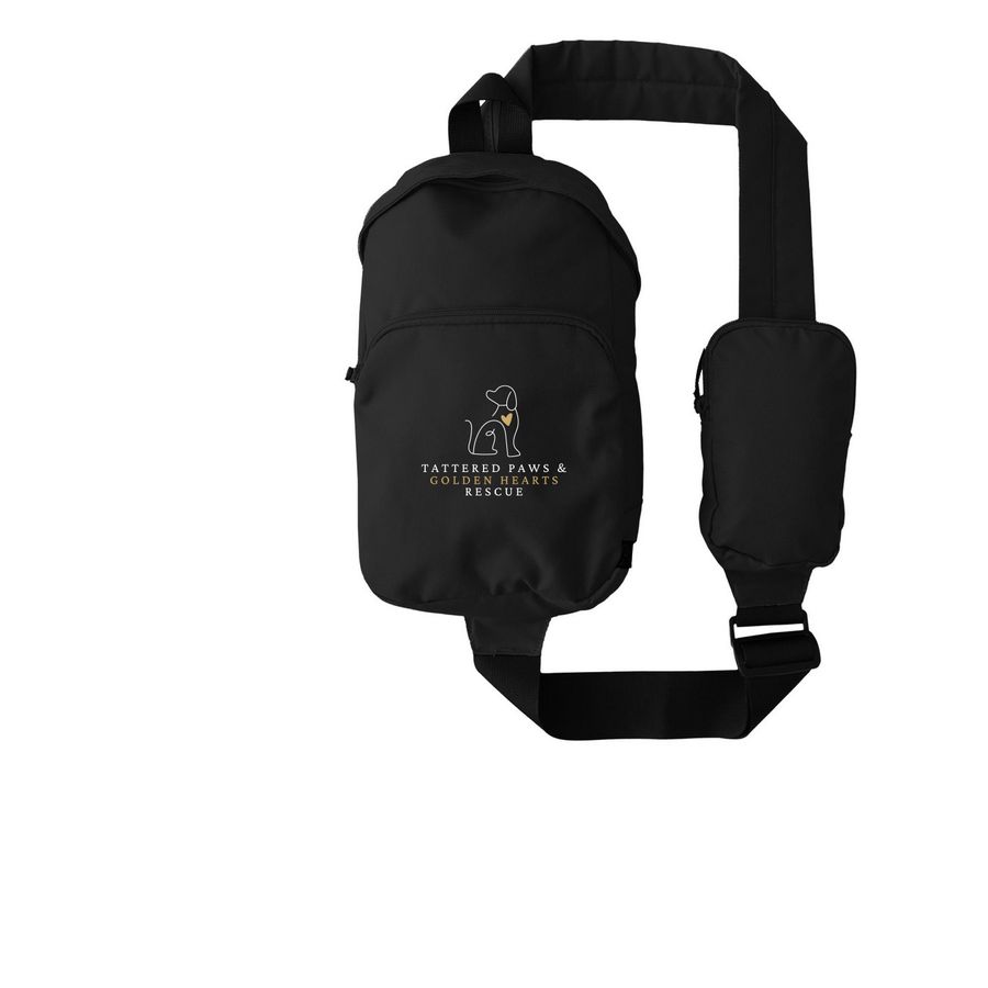 TPGHR Logo Sling Bag, a Black Grove Sling Bag