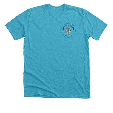 Be Like Buffy&nbsp;, a Heather Aqua Premium Unisex Tee