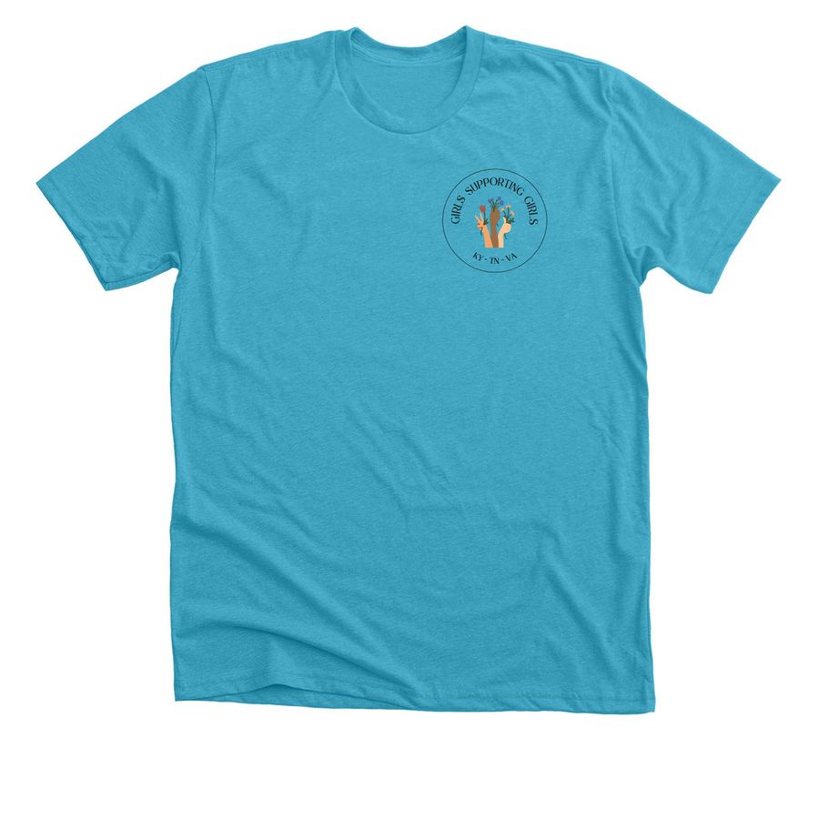 Be Like Buffy&nbsp;, a Heather Aqua Premium Unisex Tee