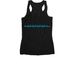 SRN T's, Tanks, Hoodies - SideView 8+, a Black Women's Racerback (back-view)