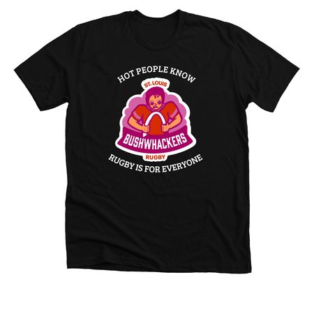 hot people know ?????, a Solid Black Blend Premium Unisex Tee