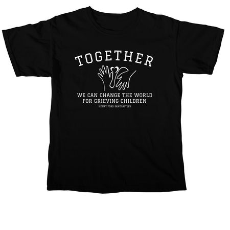 Together We Can, a Black Comfort Colors Unisex Tee