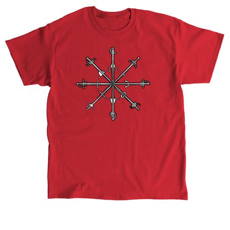 Stabflake Shirt, a Red Classic Unisex Tee