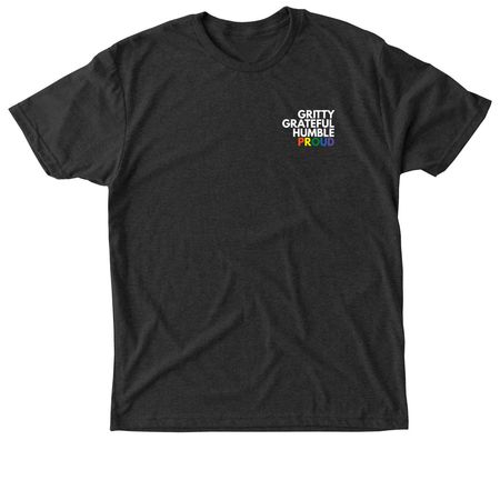 PRIDE MERCH, a Vintage Black Triblend Unisex Tee