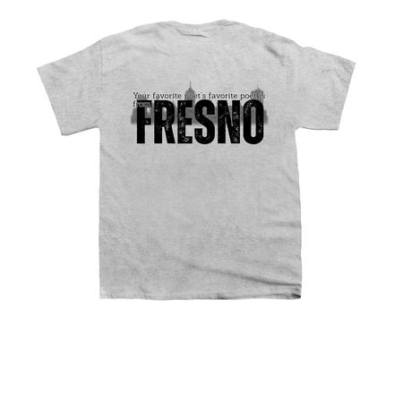 Fresno Poets Tee, a Sport Grey Youth Unisex Tee