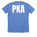 Gear Up for the Hawks!, a Heather Columbia Blue Premium Unisex Tee (back-view)