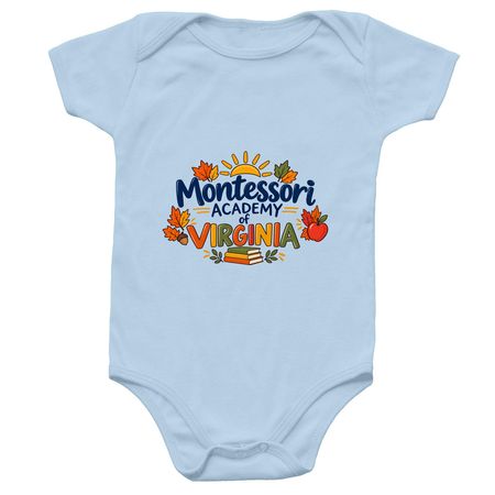 Fall Onesie, a Light Blue Infant Onesie