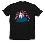26-27 COS shirt & hoodie, a Solid Black Blend Premium Unisex Tee (back-view)