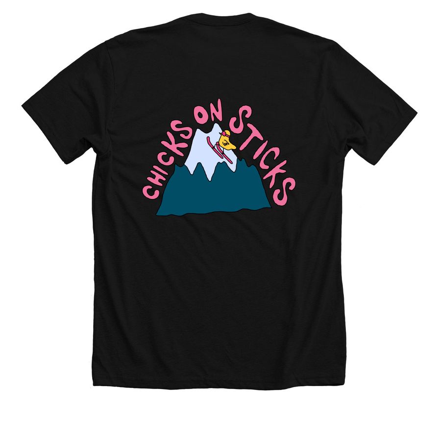 26-27 COS shirt & hoodie, a Solid Black Blend Premium Unisex Tee (back-view)