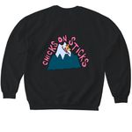 26-27 COS shirt & hoodie, a Black Softstyle Crewneck Sweatshirt (back-view)