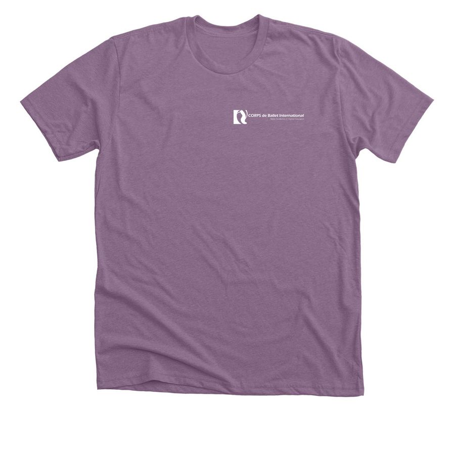 2026 Conference Tee, a Heather Purple Premium Unisex Tee
