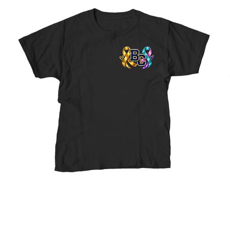 BC Childhood Cancer &Thyroid Cancer, a Black Youth Unisex Tee