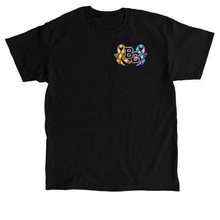 BC Childhood Cancer &Thyroid Cancer, a Black Classic Unisex Tee