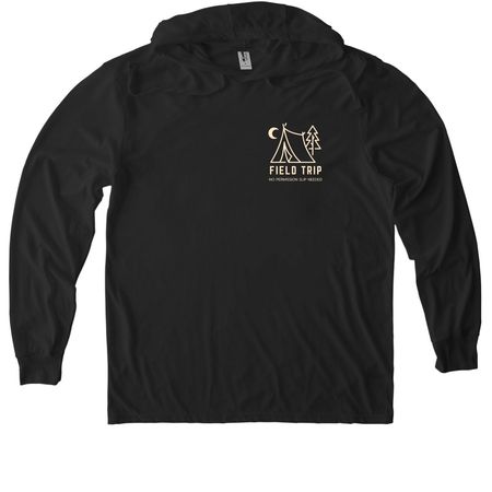 Walk With Me Tees + Sweats, a Space Black Allmade Eco Triblend Hoodie Tee