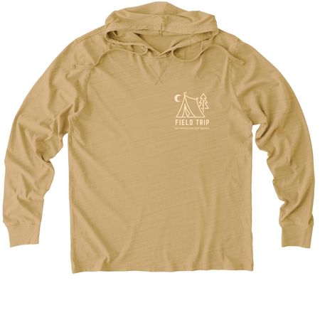 Walk With Me Tees + Sweats, a Golden Wheat Allmade Organic Cotton Mineral Dye Hoodie Tee