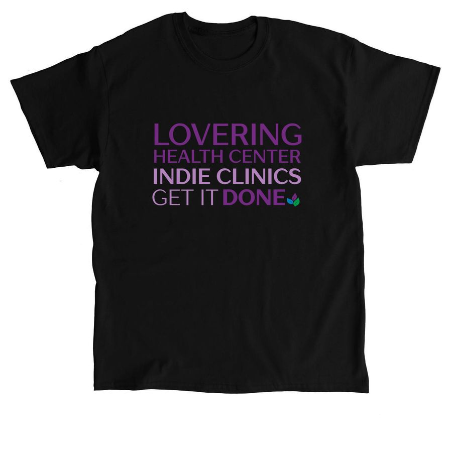 Indie Clinics Get it Done, a Black Classic Unisex Tee