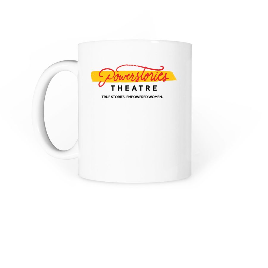 Powerstories Official (FOR LEFTIES)&nbsp;, a White Coffee Mug (back-view)