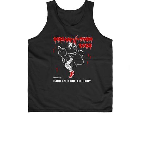 Scream-a-thon (Black), a Black Classic Unisex Tank Top