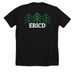 Tree Tees, a Solid Black Blend Premium Unisex Tee (back-view)