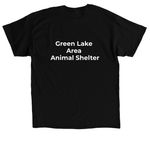TNVR- FUNDRAISER, a Black Classic Unisex Tee (back-view)