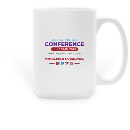 Global Virtual Conference 2026 Mugs, a White Large Coffee Mug