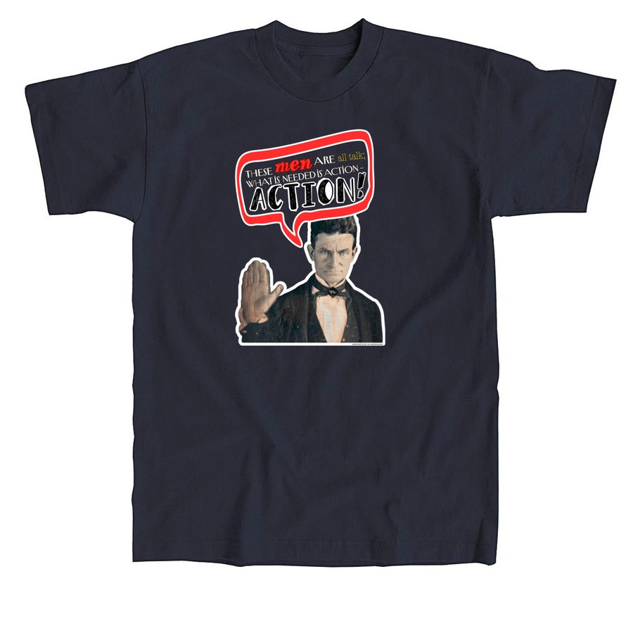John Brown, a Navy Union Made Unisex Tee