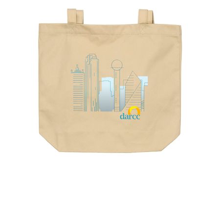 Support That Stays: Dallas Tote, a Oyster Organic Cotton Tote Bag