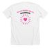 TEAM MARY BETH SHIRTS, a Solid White Blend Premium Unisex Tee (back-view)