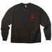 Interstellar Collection, a Black Premium Heavyweight Crewneck Sweatshirt