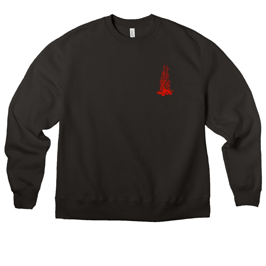 Interstellar Collection, a Black Premium Heavyweight Crewneck Sweatshirt