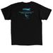 Marsh Chicken, a Black Classic Unisex Tee (back-view)