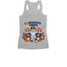 Courageous Davis - New Design&nbsp;, a Athletic Heather Women's Racerback (back-view)