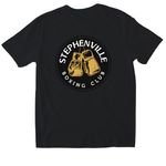 SBC BACK LOGO SHIRTS, a Black Softstyle Cotton Tee (back-view)