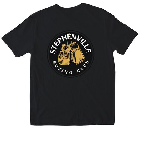 SBC BACK LOGO SHIRTS, a Black Softstyle Cotton Tee