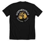 SBC BACK LOGO SHIRTS, a Solid Black Blend Premium Unisex Tee (back-view)