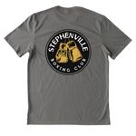 SBC BACK LOGO SHIRTS, a Ash Grey Allmade Heavyweight Recycled Cotton Tee (back-view)