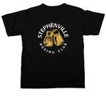 SBC BACK LOGO SHIRTS, a Black Comfort Colors Unisex Tee (back-view)