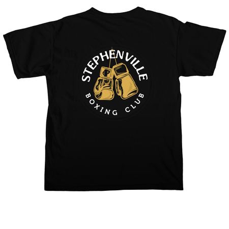 SBC BACK LOGO SHIRTS, a Black Comfort Colors Unisex Tee