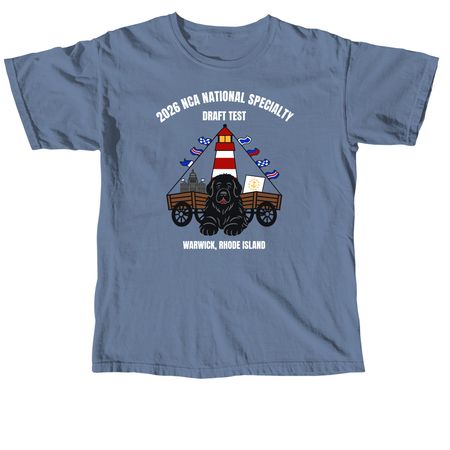 2026 NCA National Specialty Draft Test v2, a Blue Jean Comfort Colors Unisex Tee