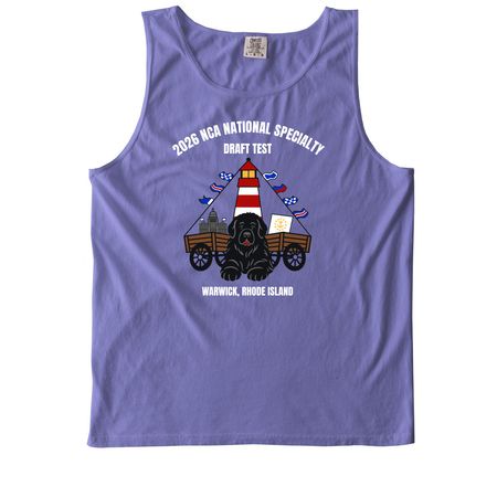 2026 NCA National Specialty Draft Test v2, a Violet Comfort Colors Tank Top