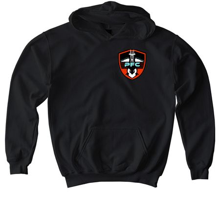 PFC T-shirts and Sweatshirts, a Black Softstyle Youth Pullover Hoodie